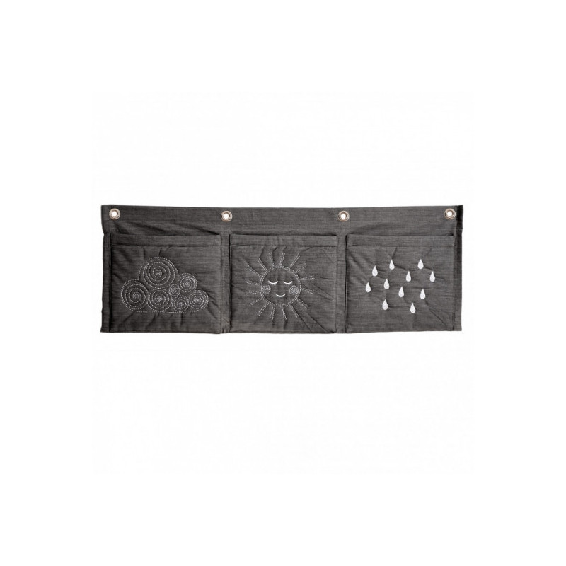 Roommate - Wall Pockets - Vågrät Anthracite