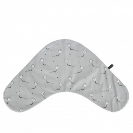 Roommate - Kite nursing pillow cover grey/black