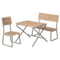 Maileg - Garden set, table with chair and bench