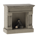 Maileg - Miniature fireplace, off white