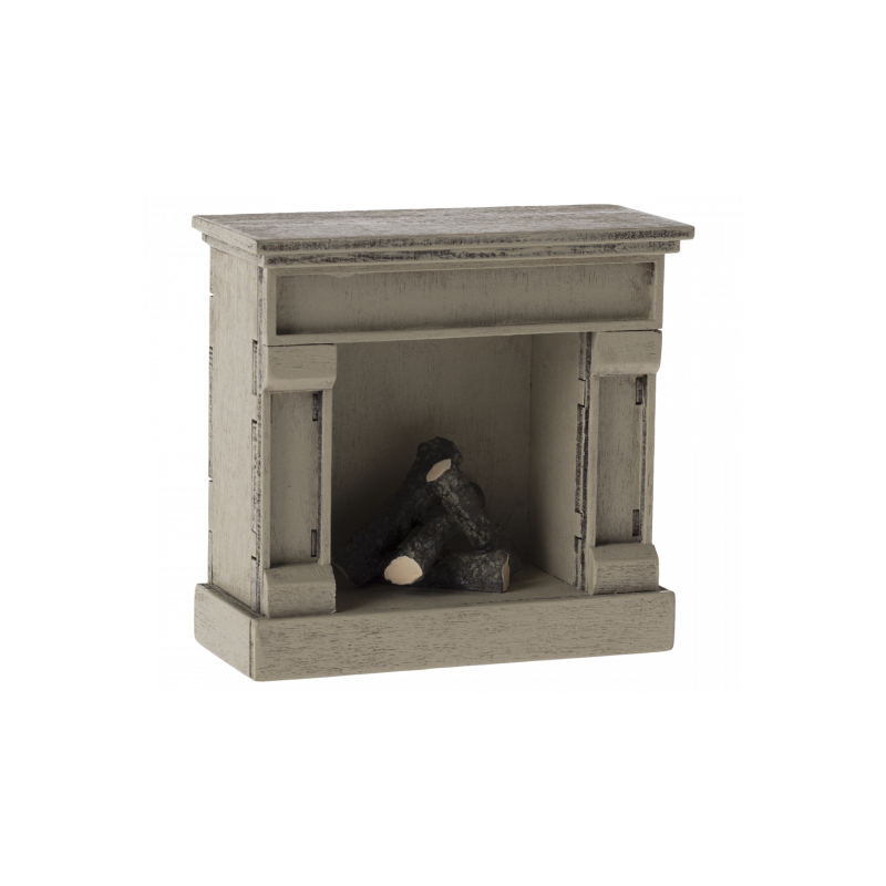 Maileg - Miniature fireplace, off white
