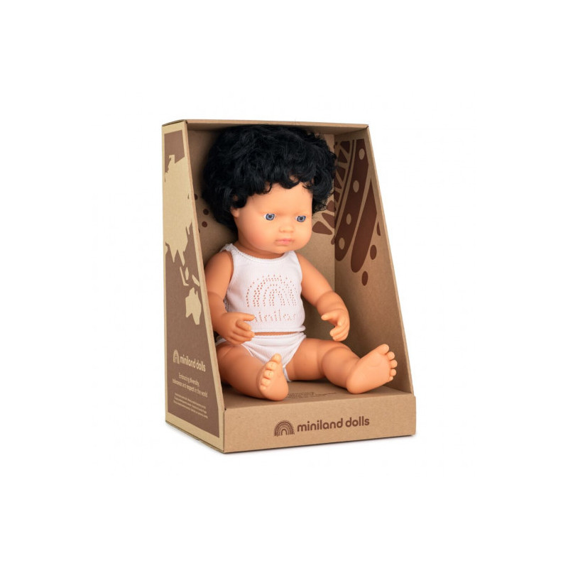 Miniland - Docka Noah, 38 cm