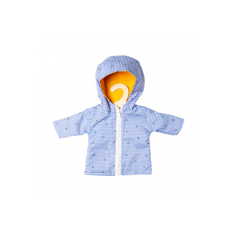 Heless - Vändbar regnjacka, 35-45cm