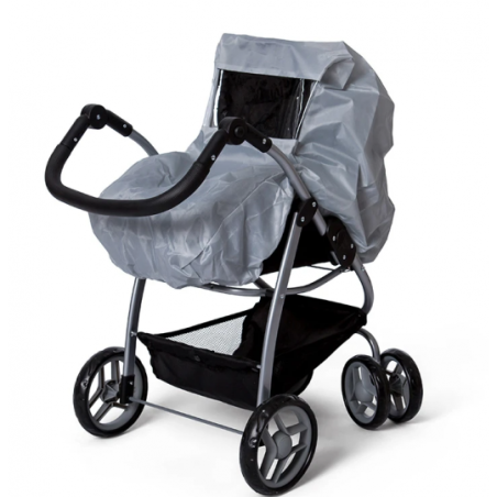 Mini Mommy - Regnskydd dockvagn, grå