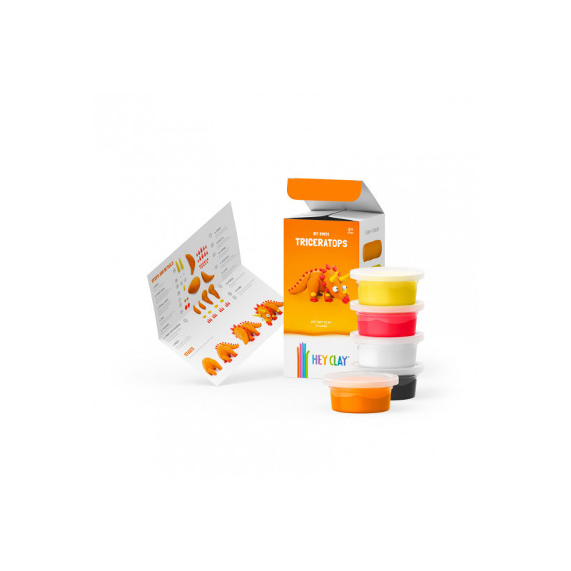 Hey Clay - Claymates Triceratops