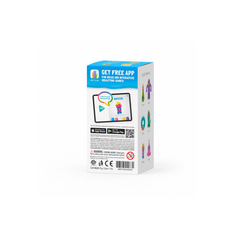 Hey Clay - Claymates Hipster