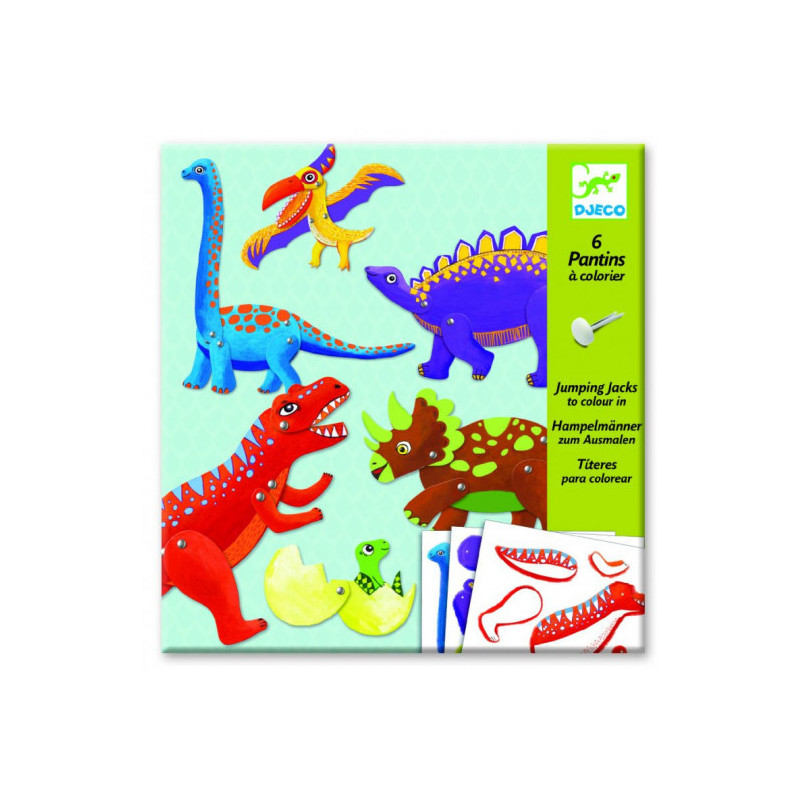 Djeco - Small puppets, Dinos