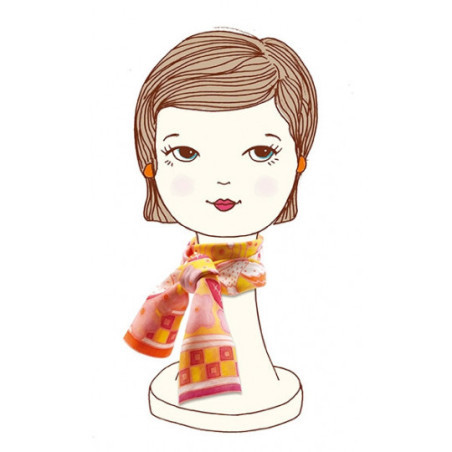 Djeco - Silk painting,  Sparrows