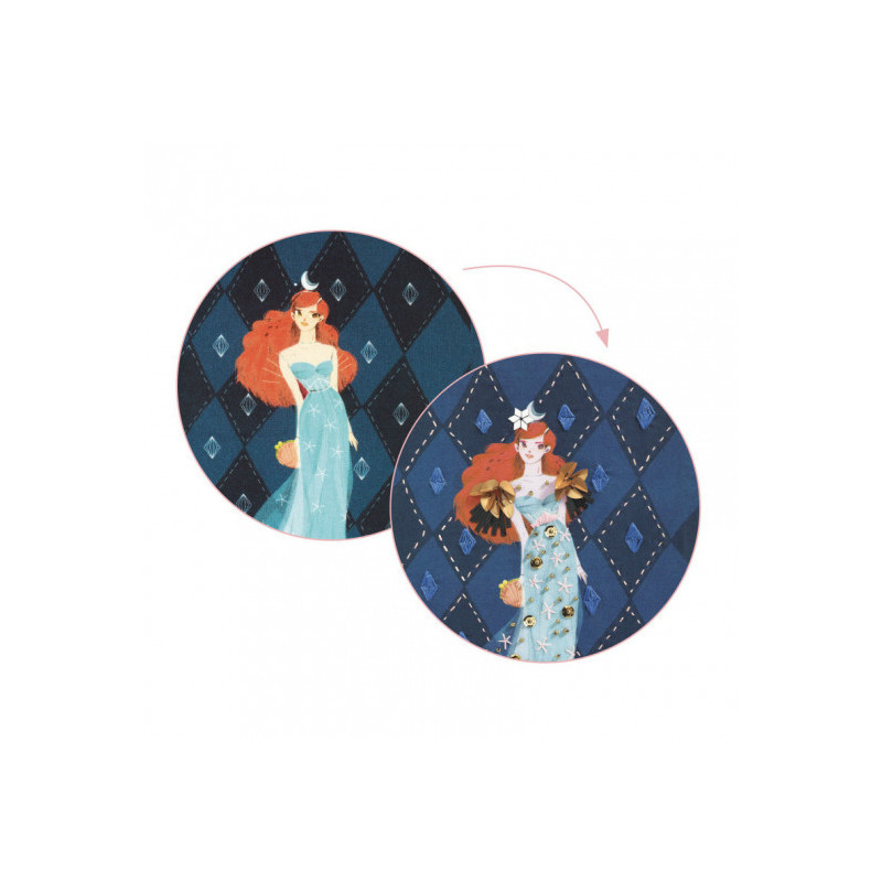 Djeco - Broderie, Fashion Coctail