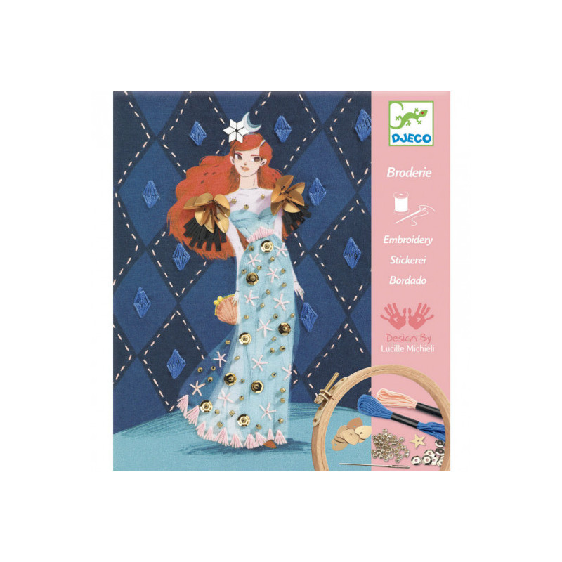 Djeco - Broderie, Fashion Coctail