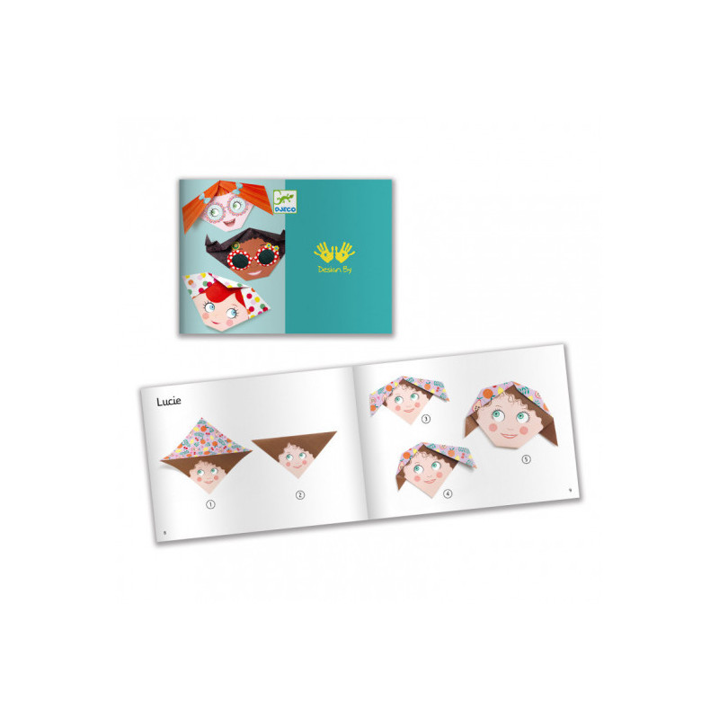 Djeco - Origami, Pretty faces