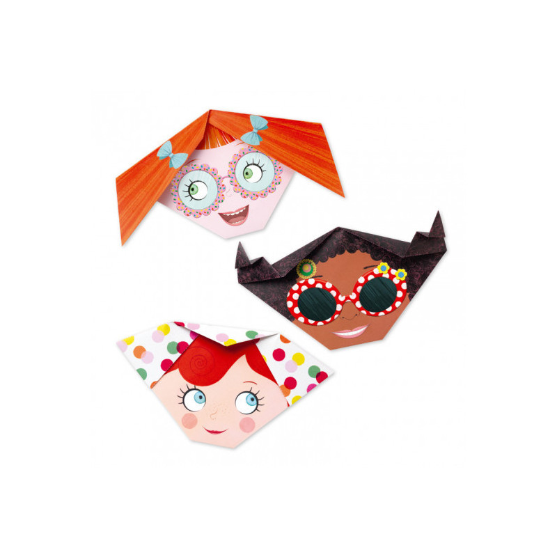 Djeco - Origami, Pretty faces