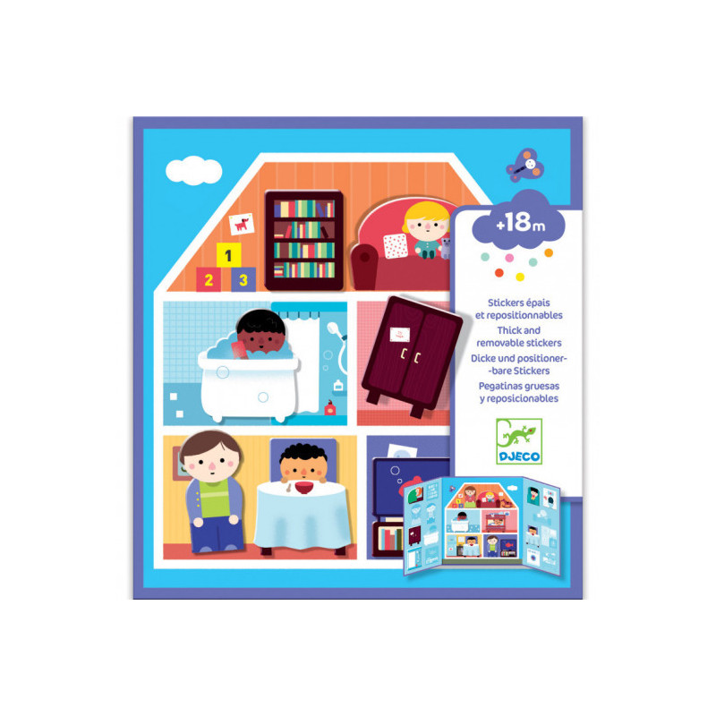 Djeco - Stickers - House