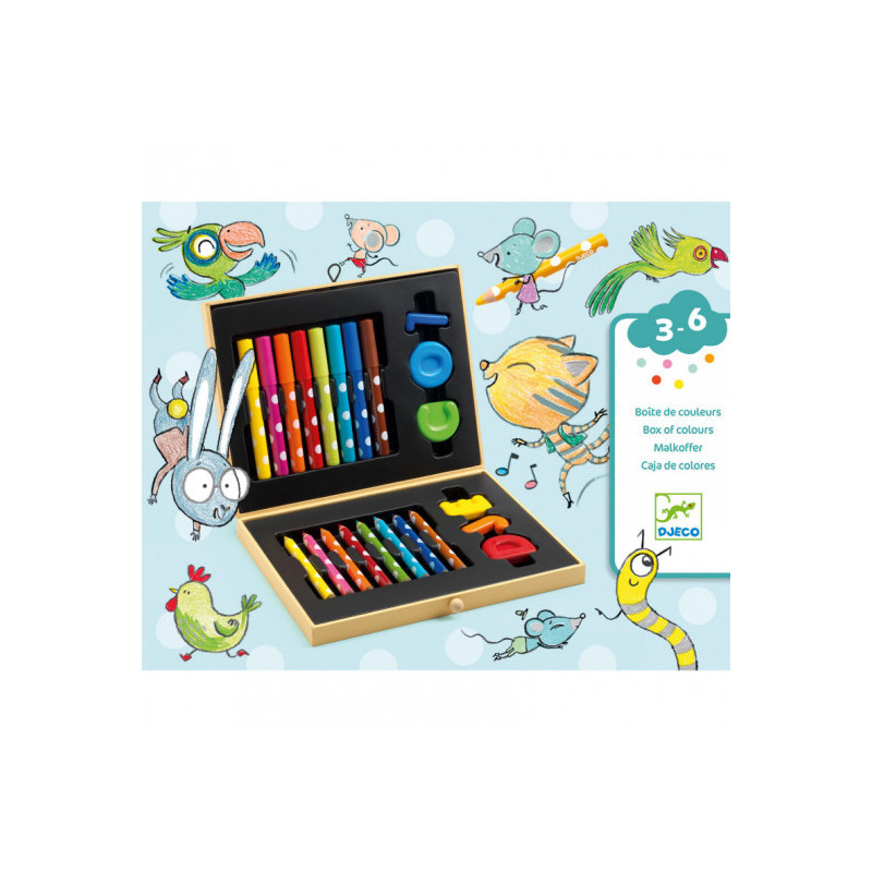 Djeco - Box of Colours for Toddlers