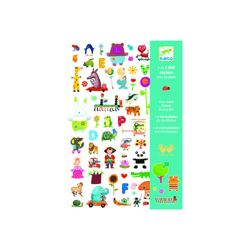 Djeco - 1000 stickers for little ones