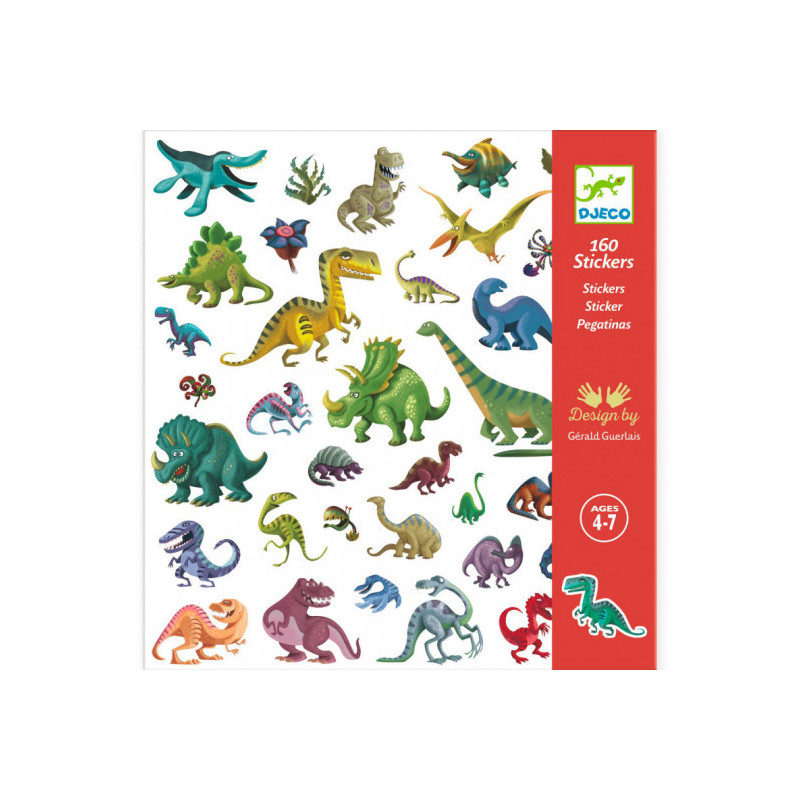 Djeco - Stickers, Dinosaurs