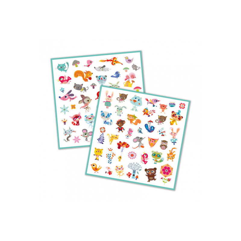 Djeco - Stickers, Small friends
