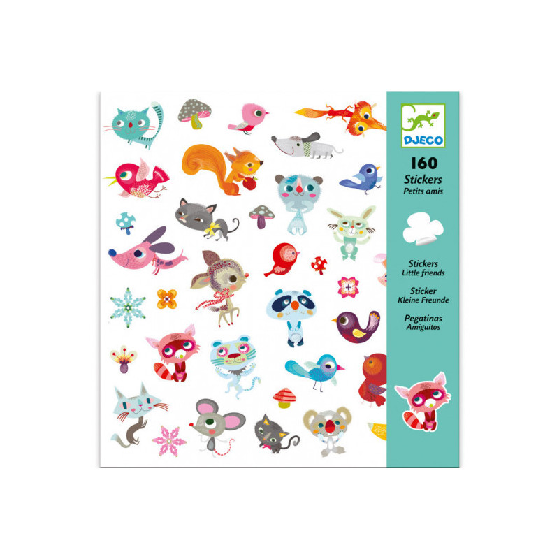 Djeco - Stickers, Small friends
