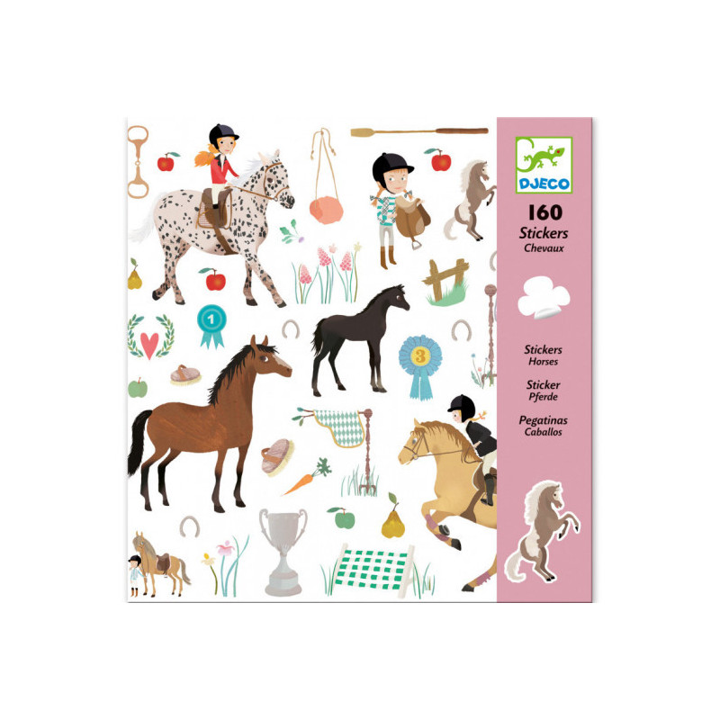 Djeco - Stickers. horses