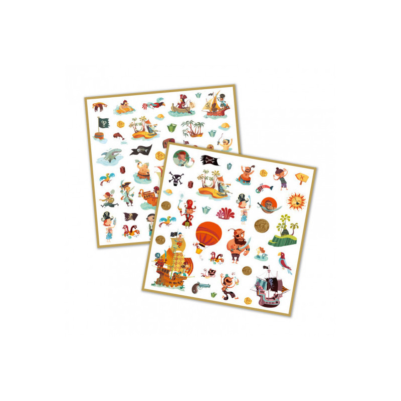 Djeco - Stickers Pirates