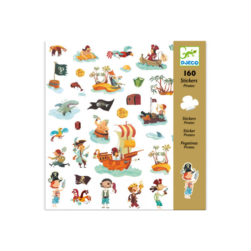 Djeco - Stickers Pirates