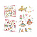 Djeco - Stickers Princesses tea party