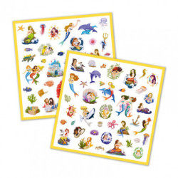 Djeco - Stickers, Mermaid