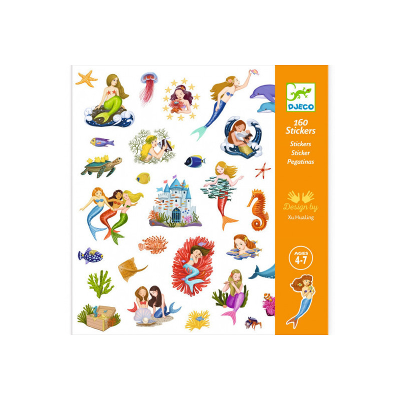 Djeco - Stickers, Mermaid