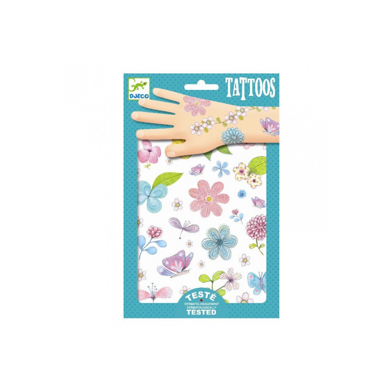 Djeco - Tattoo, Fair flowers