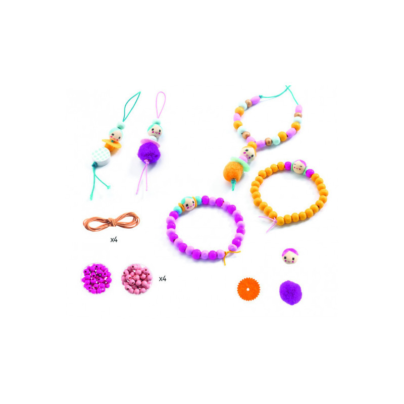 Djeco - Beads and figurines