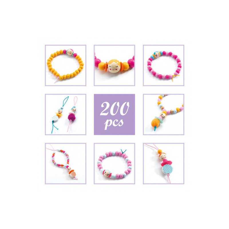 Djeco - Beads and figurines