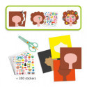 Djeco - Stickers, Hairdresser