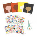 Djeco - Stickers, Hairdresser