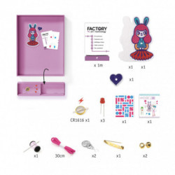 Djeco - Brooch - Bunny girl