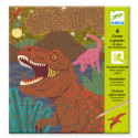 Djeco - Scratch card, When dinos reigned