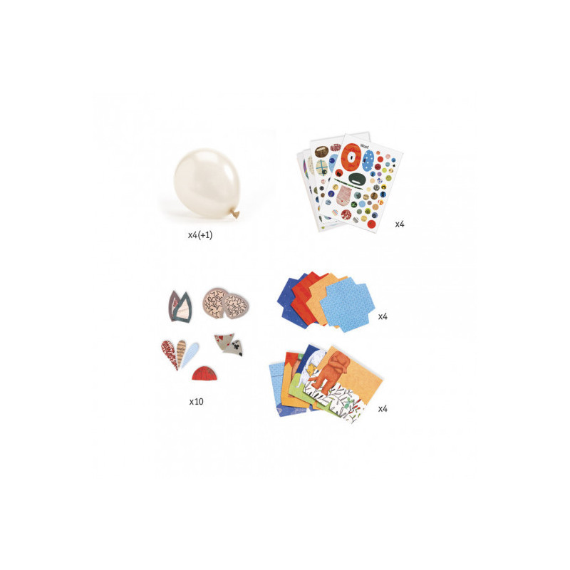 Djeco - Animal Balloons - FSC MIX