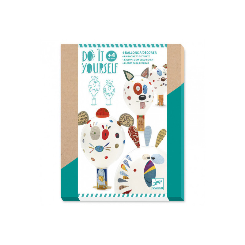 Djeco - Animal Balloons - FSC MIX