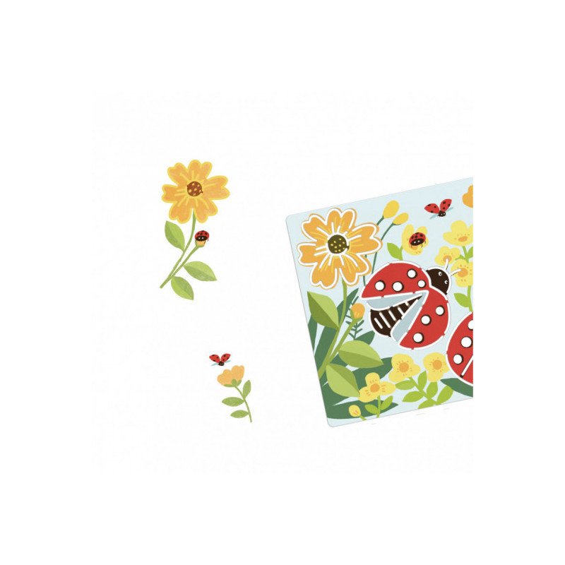 Djeco - Stencil, Garden wings