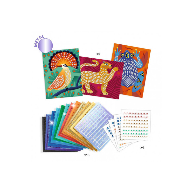 Djeco - Mosaic kits - Deep in the jungle