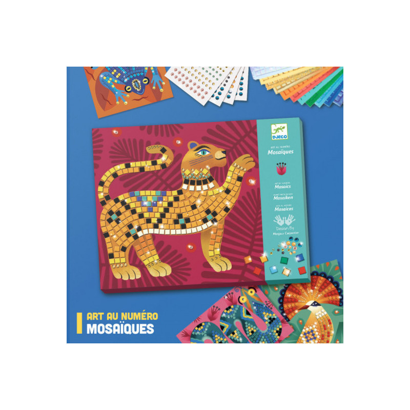 Djeco - Mosaic kits - Deep in the jungle