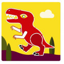 Djeco - Stencils, Dinosaurs