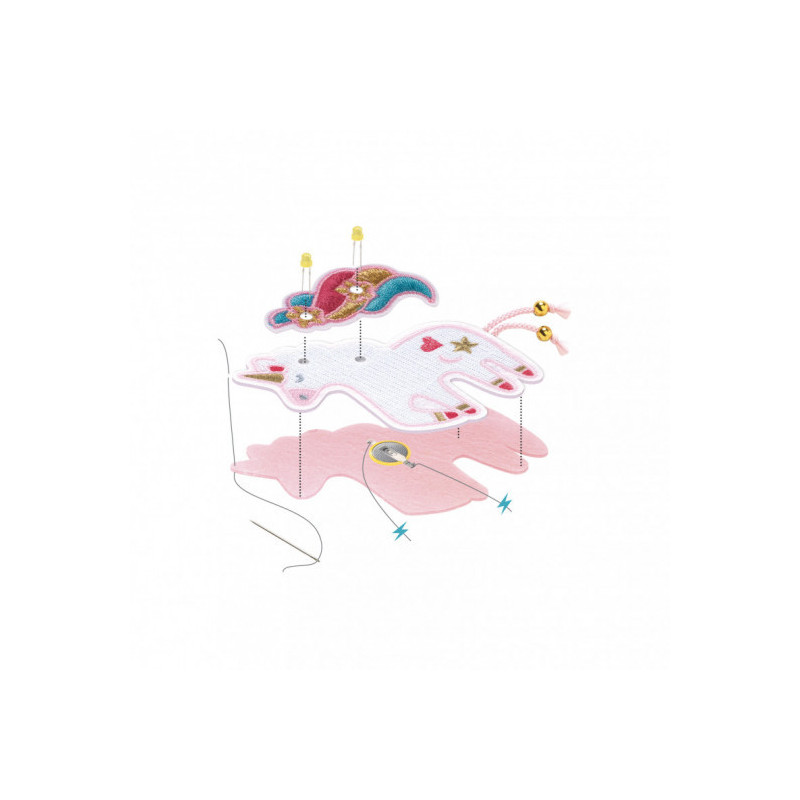 Djeco - Brooch - Sweet unicorn