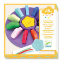 Djeco - 12 flower crayons for toddlers