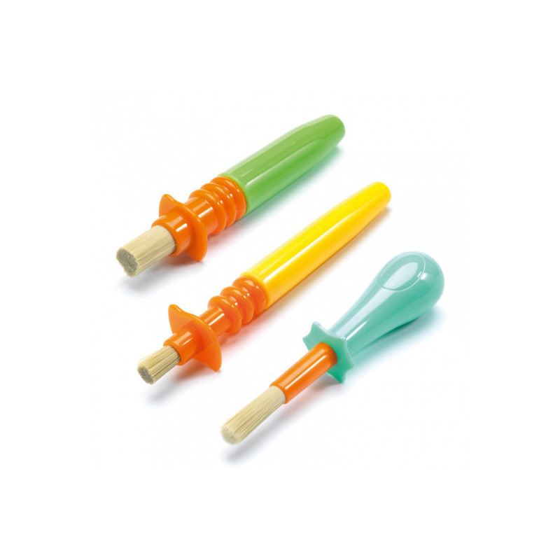 Djeco - 3 ingenious paintbrushes