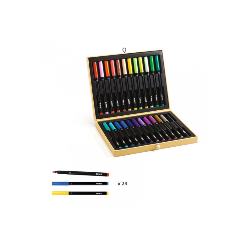 Djeco - First brush pens box