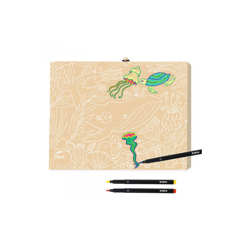 Djeco - First brush pens box