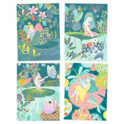 Djeco - Scratch Cards, The Pond