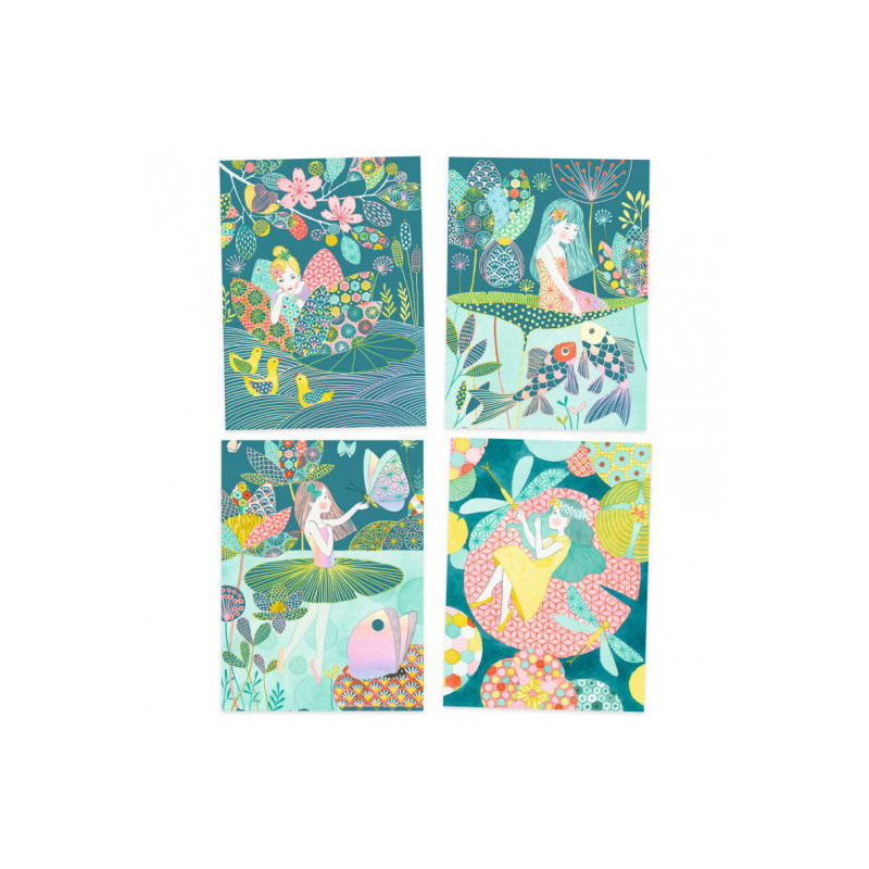 Djeco - Scratch Cards, The Pond