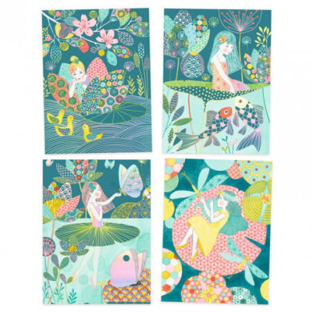 Djeco - Scratch Cards, The Pond