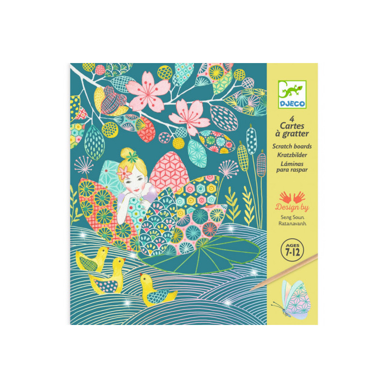 Djeco - Scratch Cards, The Pond